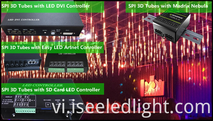 LED controller for SPI 3D Tube